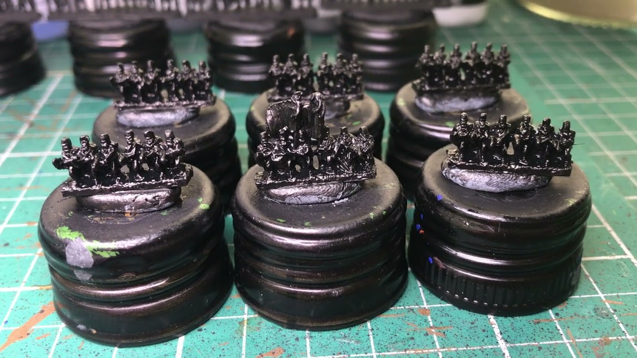 Next up, painting 6mm British Crimean Infantry battalion.