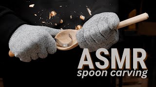 Indulge in the relaxing sounds of Christmas ASMR spoon carving