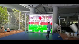 football simulation training game:Virtual soccer interactive shot,Somatosensory football equipment. screenshot 1