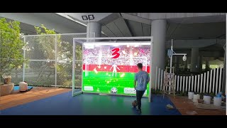 football simulation training game:Virtual soccer interactive shot,Somatosensory football equipment.