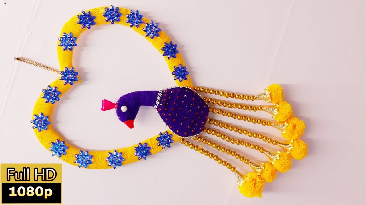 wall hanging craft ideas with woolen wall hanging banane ki vidhi