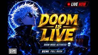 🔴BGMI BEST RUSH GAMEPLAY IS HERE  || UPDATE 4.3 #bgmi #shortslive#doomislive07