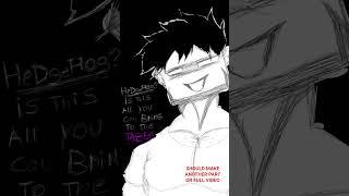 I'm thinking about making an full video of sonic exe vs herobrine #sonicexe #herobrine #comic#shorts