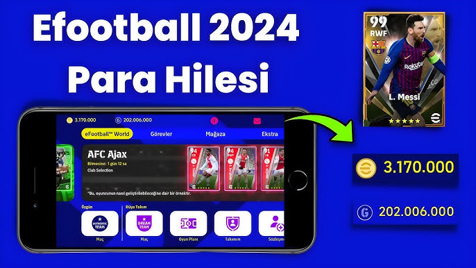 How to Hack efootball 2023 Mobile, Players 110 Rating