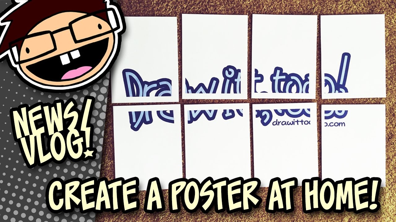 Make a Poster by a Large Image on Pages | Draw it Too Vlog - YouTube