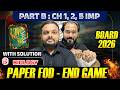 💥Paper 📜 Fod Series | Class 12 Biology CH 1,2,5 Most IMP Questions With Solutions | Board Exam 2026