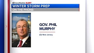 NJ Gov. Murphy discusses winter storm preparations