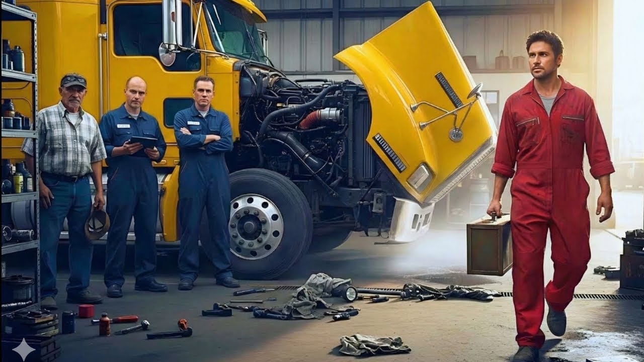 Ni los mecánicos de Alemania pudieron arreglar el camión… hasta que el mecánico desempleado apareció