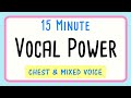 15 minute Vocal Warm Up for a POWERFUL Voice - Female