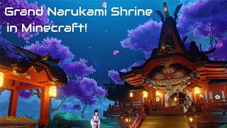 Building the Great Narukami Shrine in Minecraft (Part 1: Entrance)