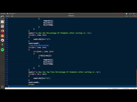 C++ Code For ImplementationOf Selection Sort And Bubble Sort