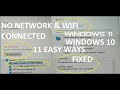 No network, WiFi connection windows 10, code 10, wireless AC 9560 not working & more Fixed [2020]