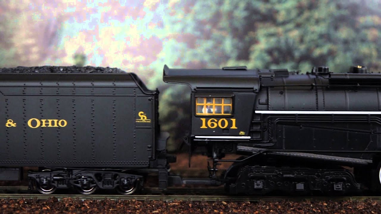 HO MTH 2 6 6 6 Allegheny C&O1601 ♪DCS SOUND♪ YouTube