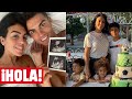 Georgina Rodríguez y Cristiano Ronaldo esperan gemelos: así es su familia numerosa