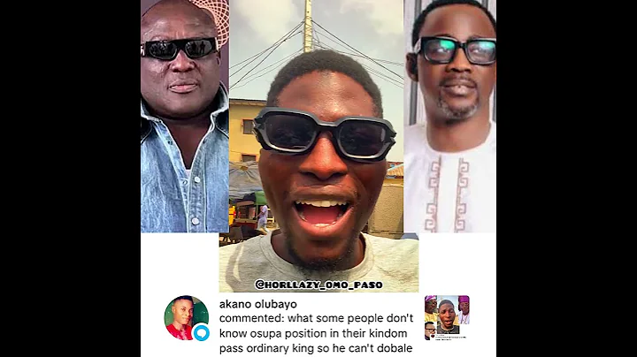 Osupa don’t have respect like Pasuma… he is a local king