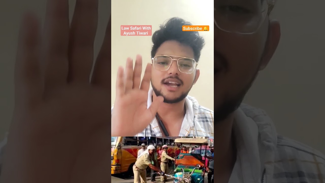 When Traffic Police Hit Rikshawala... 