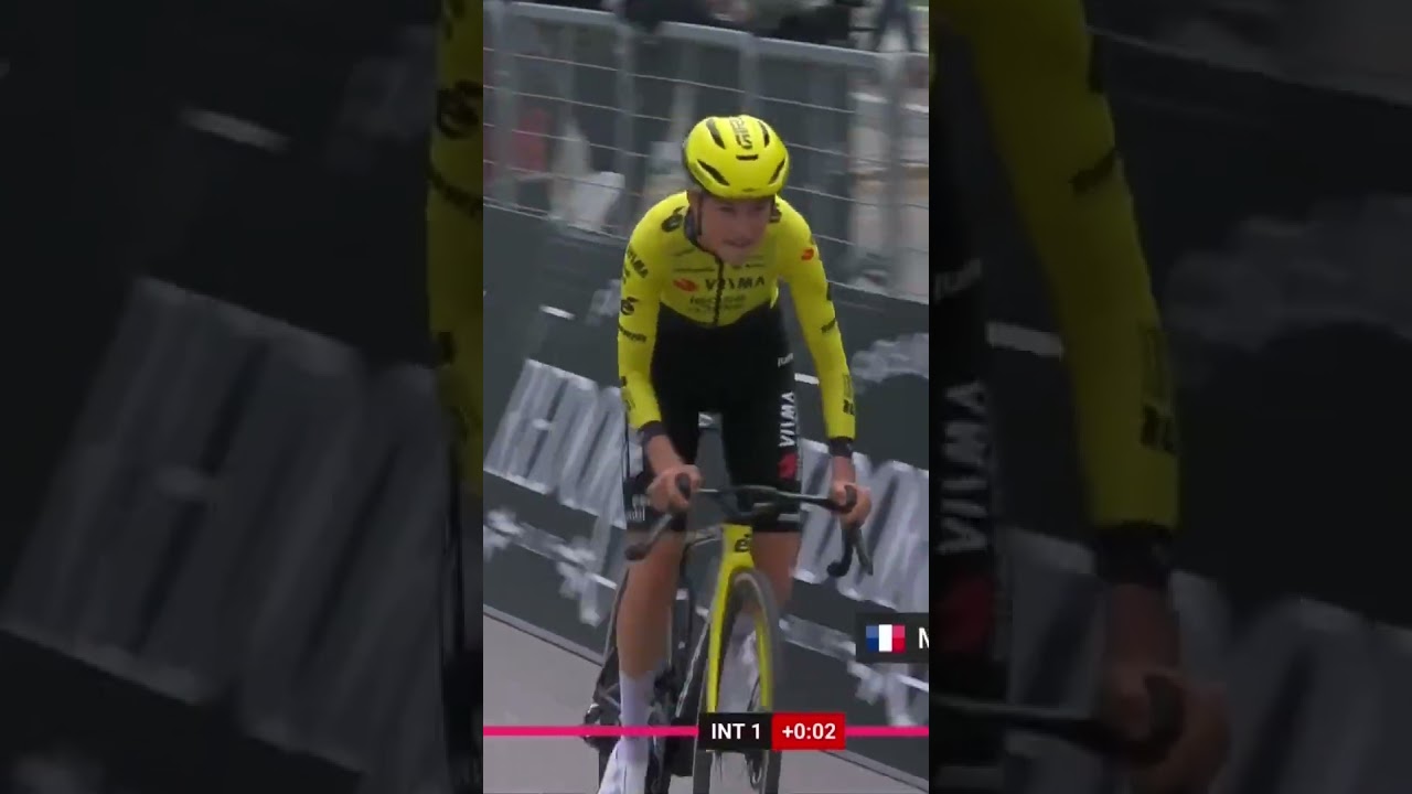 Keeping the lead! 👏 Solène Muller is loving life in the TT hotseat on Stage 4!