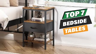 7 Best Bedside Tables for Small Spaces and Storage