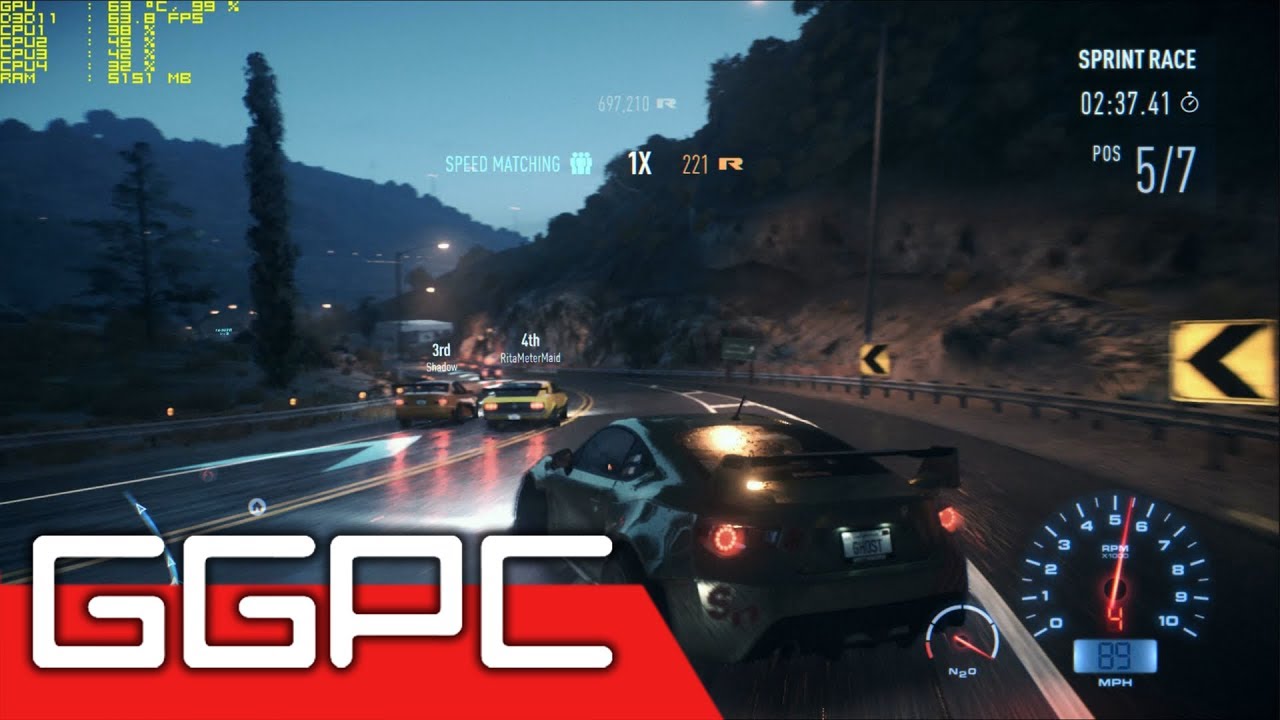 Need for Speed GTX 960 Gameplay FPS Test