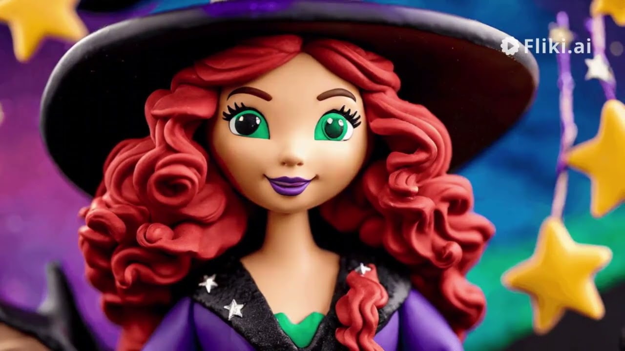 Jessie the Friendly Witch at Halloween