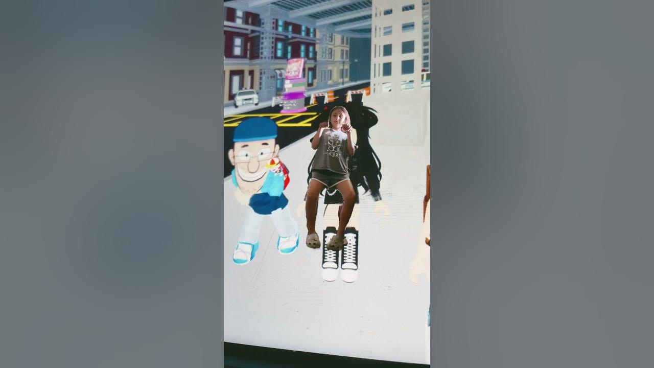 Belly out zombie arms bowl legs and I walk like Shawn fgteev YouTube