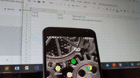 Tasker - Add Row To Google Sheet (no plugins!)