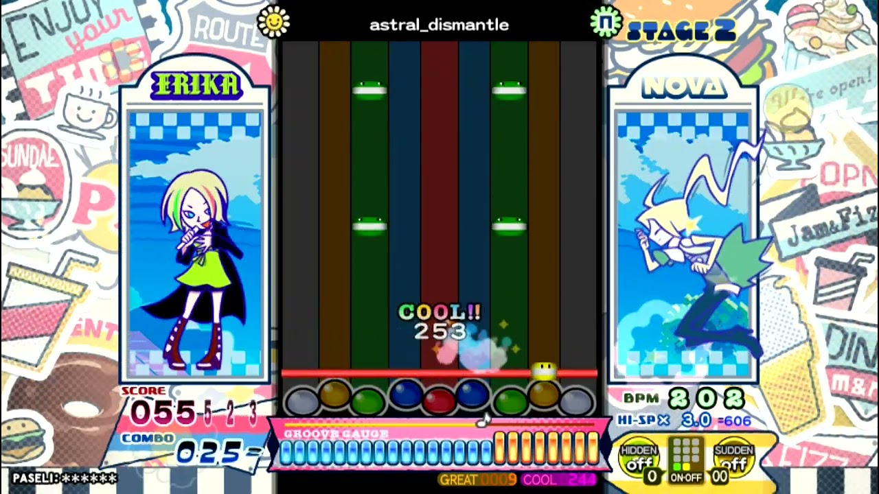 ポップンミュージック] astral_dismantle NORMAL [pop'n music] - YouTube
