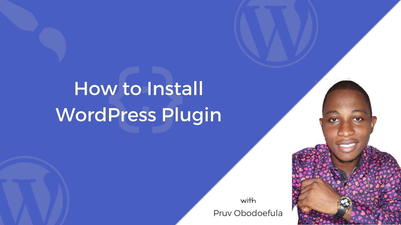 How to Install WordPress Plugin - YouTube