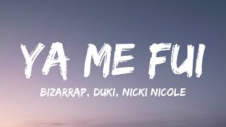 Watch Bizarrap Duki  Nicki Nicole Yamefui video