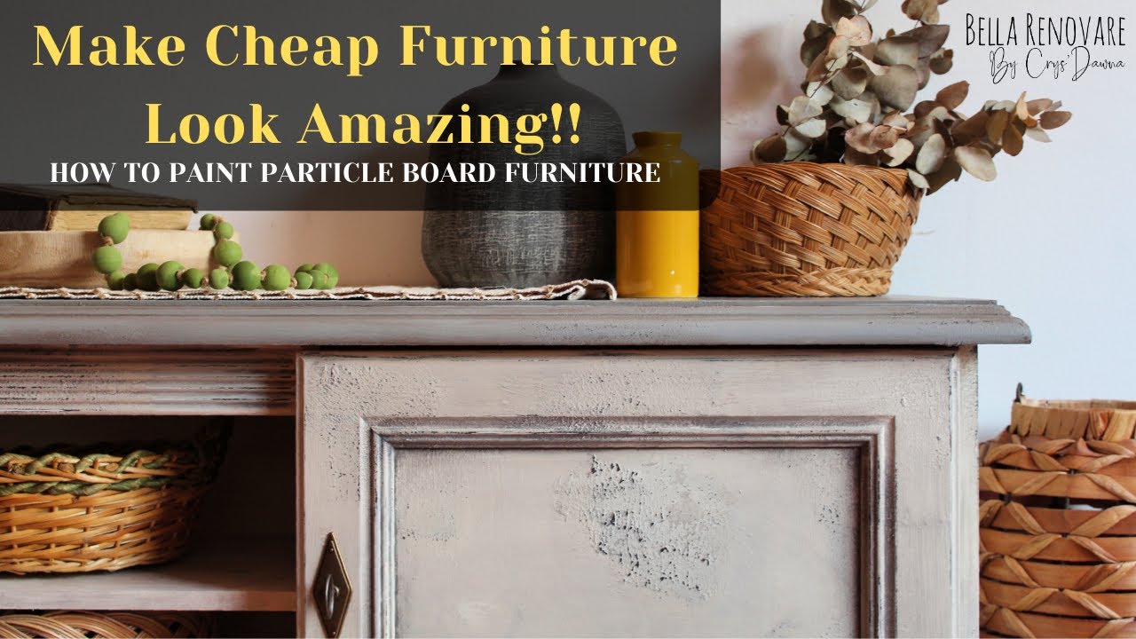 Create This Flawless Black Painted Furniture Using Mineral Chalk Paint 