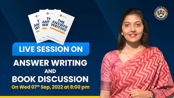 Live Session on Answer Writing and Book Discussion by Srushti Deshmukh Gowda IAS  | UPSC GUIDE