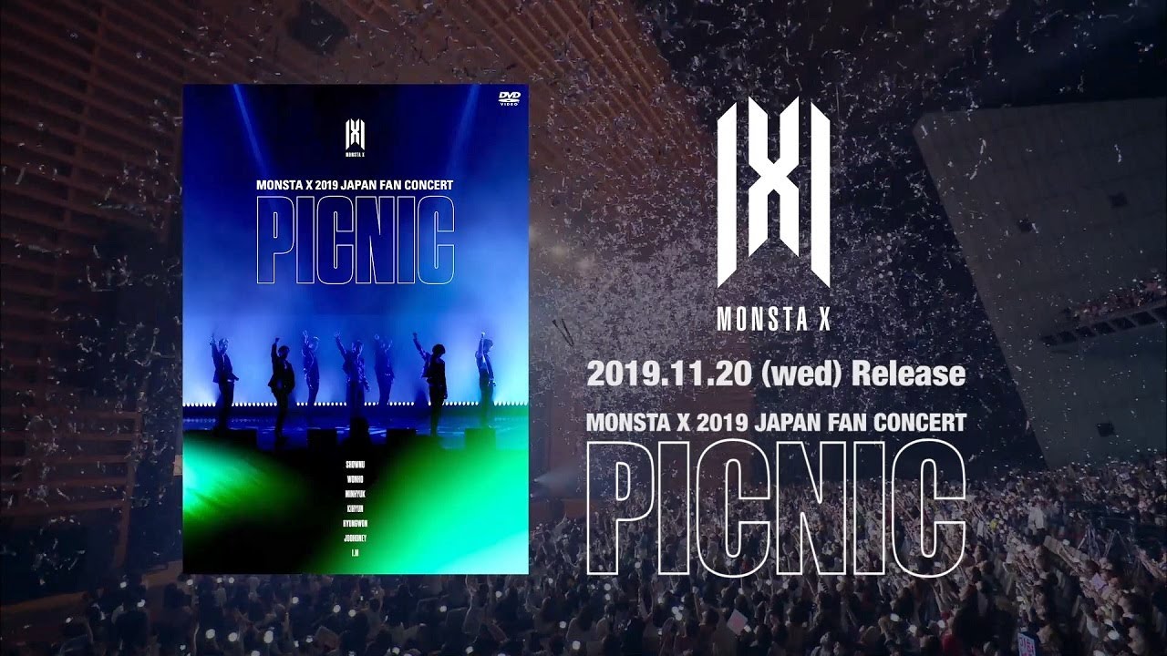 Monsta X Japan Fan Concert 19 Picnic ファンクラブ限定盤 スリーブケース仕様 Blu Ray Monsta X Universal Music Japan