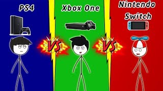 PS4 Gamers VS Xbox One Gamers VS Nintendo Switch Gamers