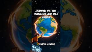 Everything That Ever Happened On Earth In 60 Seconds! 🌎 #history #evolution #shorts
