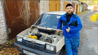 Denis МЕХАНИК в гостях у DENZEL - двигатель для мотоблока под капотом машины