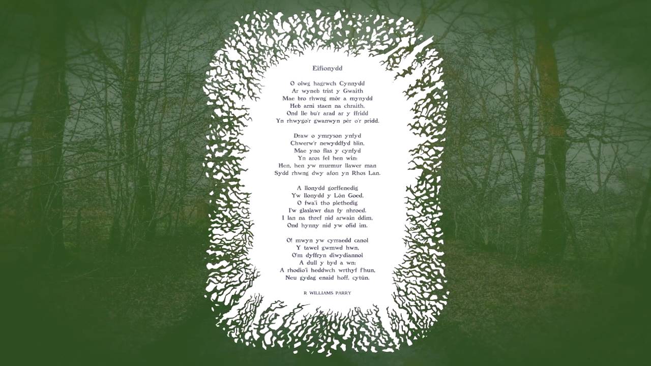 Eifionydd (R Williams Parry) - YouTube