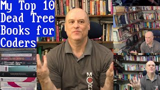 Top 10 Programming BooksDead Tree Edition: Internet of Bugs Book Club + I prove(?) I'm not AI!!