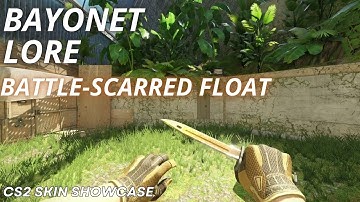 Bayonet Lore (Battle-Scarred) | CS2 Skin Showcase with NEW Animation