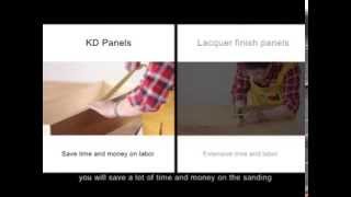 KD Prefinished Wood Veneered Panel Features