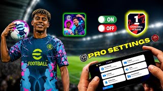 eFootball 2027 PRO Settings 🔥 | Best Settings to Reduce Lag & Improve Gameplay ⚡ | No Lag Settings
