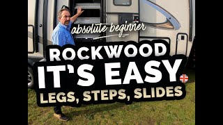 Setting Up UK 5th Wheel Legs, Steps, Slides