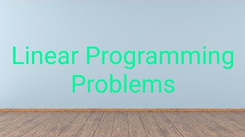Linear Programming Problems || Part-1 || Class-12 || Chse
