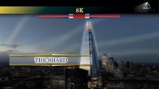 Coruscant The Shard / Torre De Londres, Reino Unido Desde El Aire A 8K