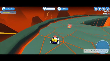 Escaping Smash Karts Maps - Lava Pit