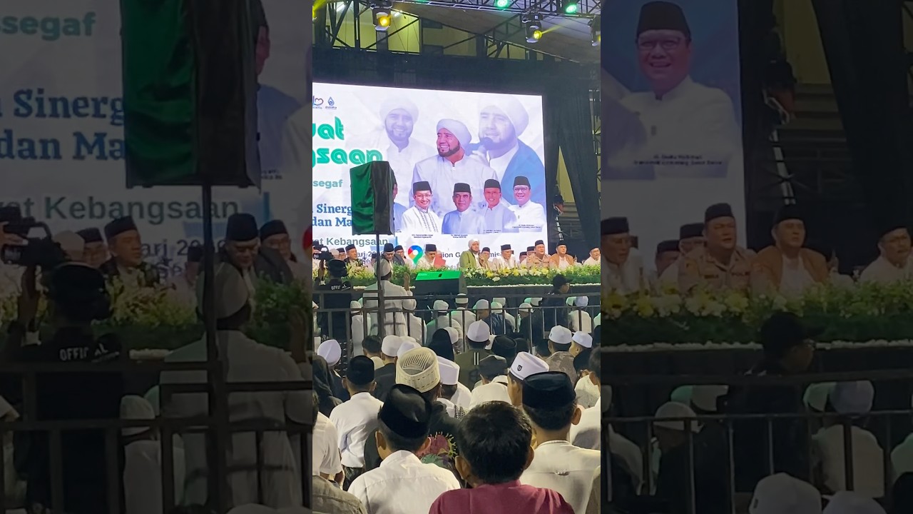 Sholawat bareng penih kesyahduan bikin malam semakin meriah bersama habib syech #habibsyech #shorts