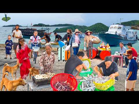 Đảo Nam Du Kiên Giang Hải Sản Mùa Hè║80k Qua Hòn Ngang Nuôi Cá Mú Hàng Chục Ký