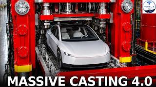 TESLA GIGA PRESS 4.0 MOLD REVEALED — THE MASSIVE CASTING THAT COULD CHANGE TESLA FOREVER!