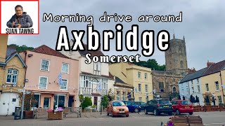 Driving through Axbridge ၊ Somerset