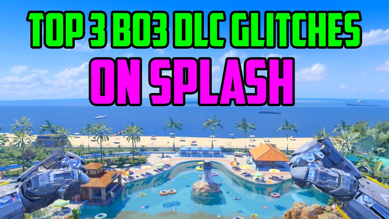 Top 3 Black Ops 3 Glitches On "SPLASH" Out Of Map Glitch & God-mode Spots! Xbox One & PS4 Working