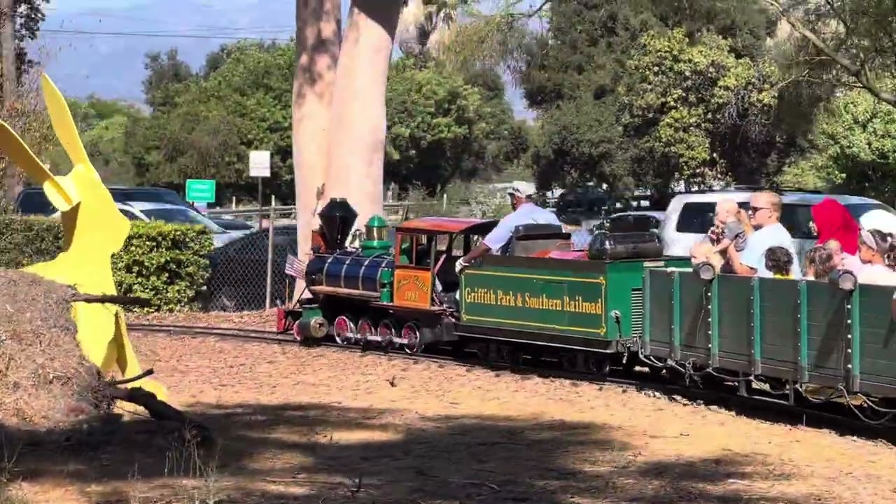 Griffith park trains ride 